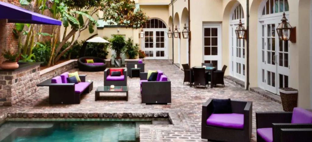 Courtyard at Hotel Le Marais New Orleans